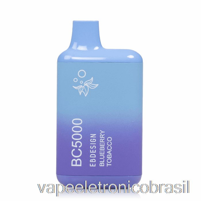 Vape Eletrônico Bc5000 Tabaco De Mirtilo Descartável